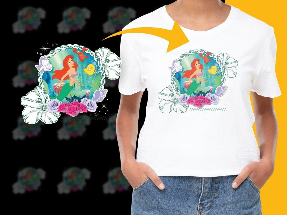 The Little Mermaid Ariel Underwater Adventure PNG File - Teepew