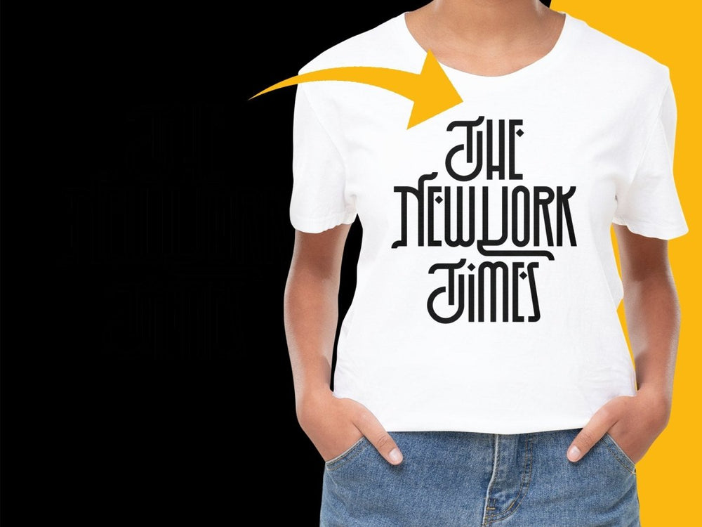 The New York Times Retro Logo Design PNG File - Teepew
