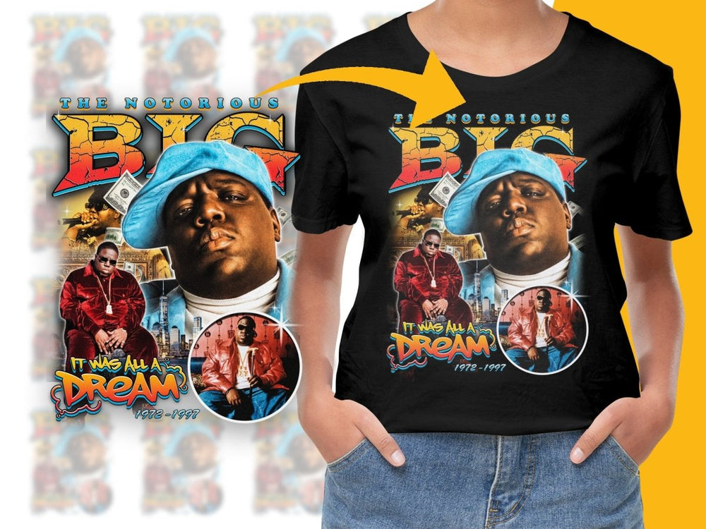 The Notorious Big It Was All A Dream PNG File - Teepew