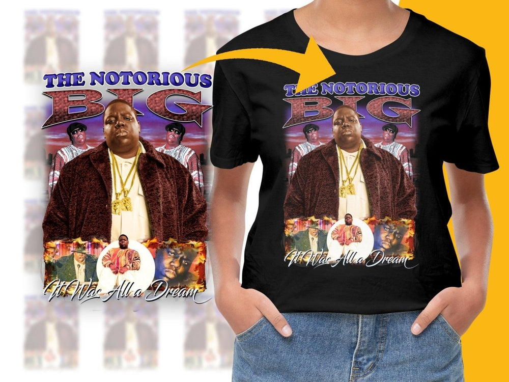 The Notorious BIG It Was All A Dream PNG File - Teepew