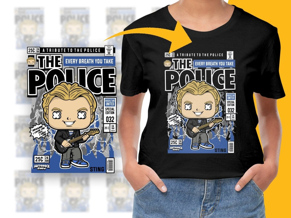 The Police Sting Popculture PNG File - Teepew