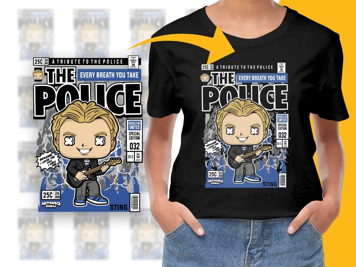 The Police Sting Popculture PNG File - Teepew