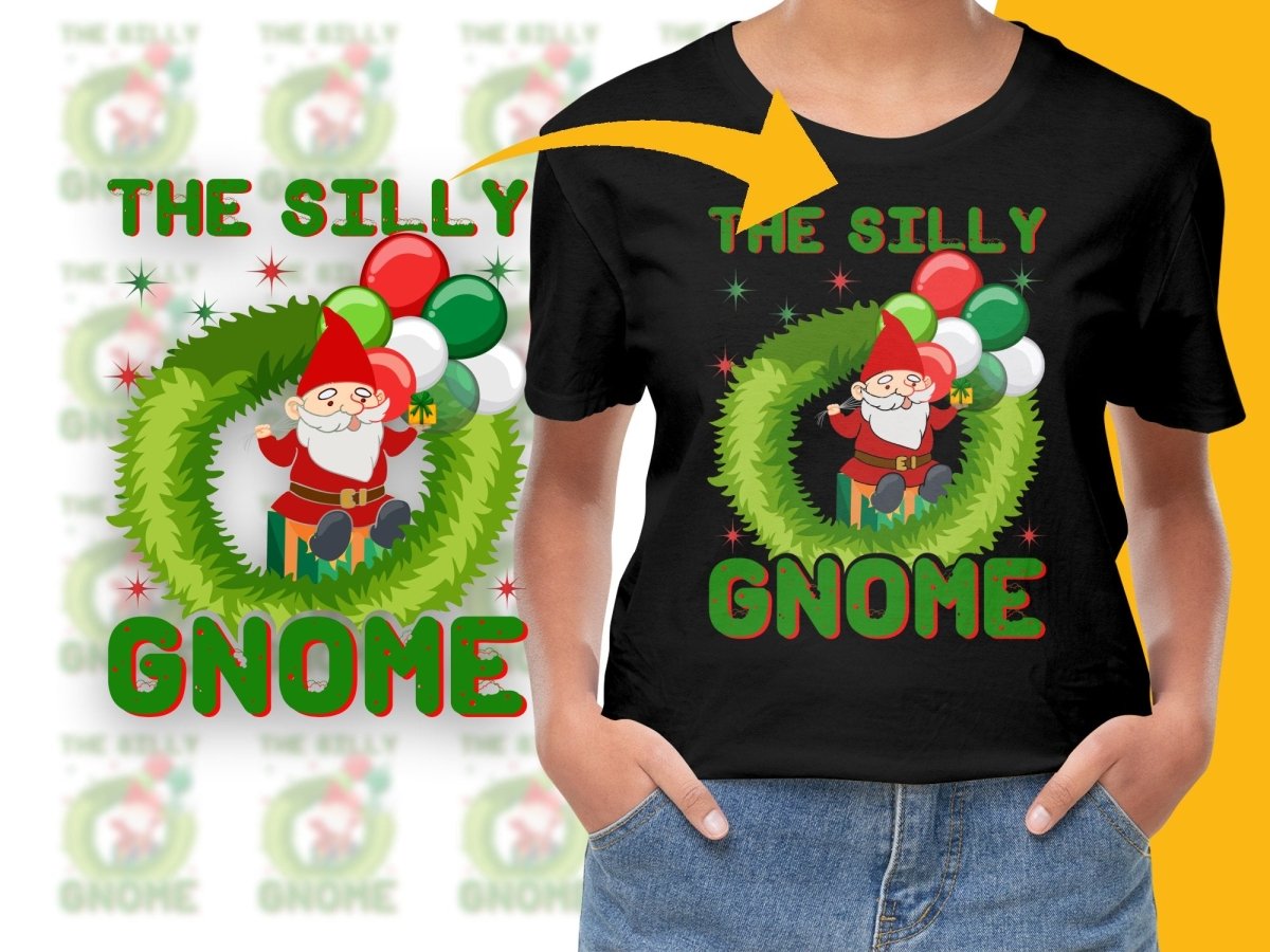 The Silly Gnome Christmas Theme Graphic PNG File - Teepew