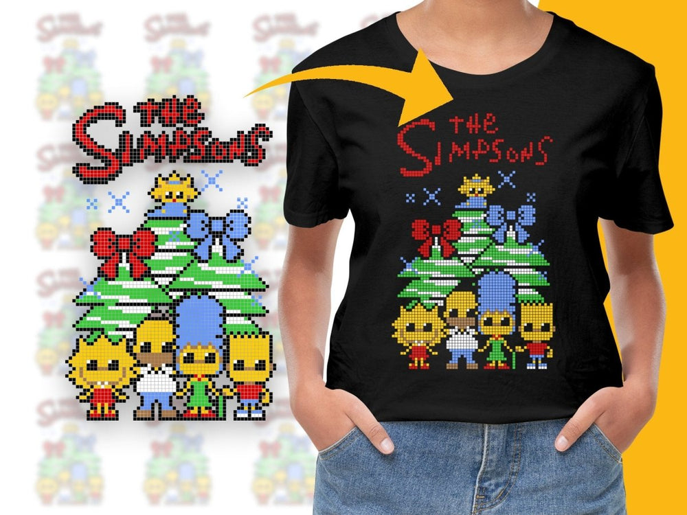 The Simpsons Christmas Tree Design Family PNG File - Teepew
