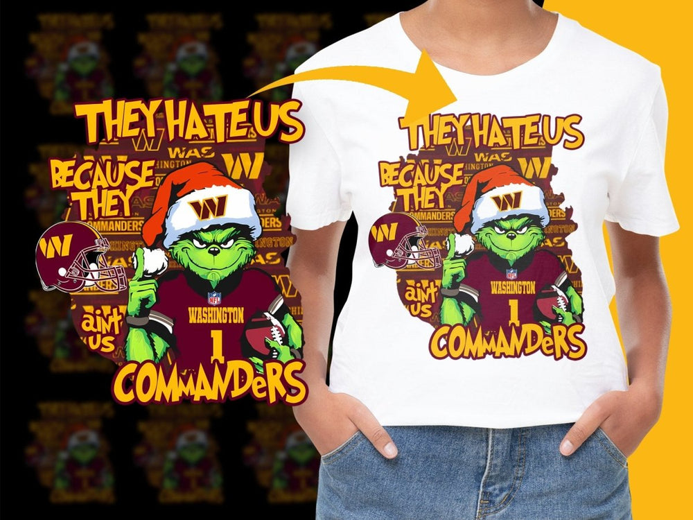 They Hate Us Because They Ain't Us Commanders PNG File - Teepew