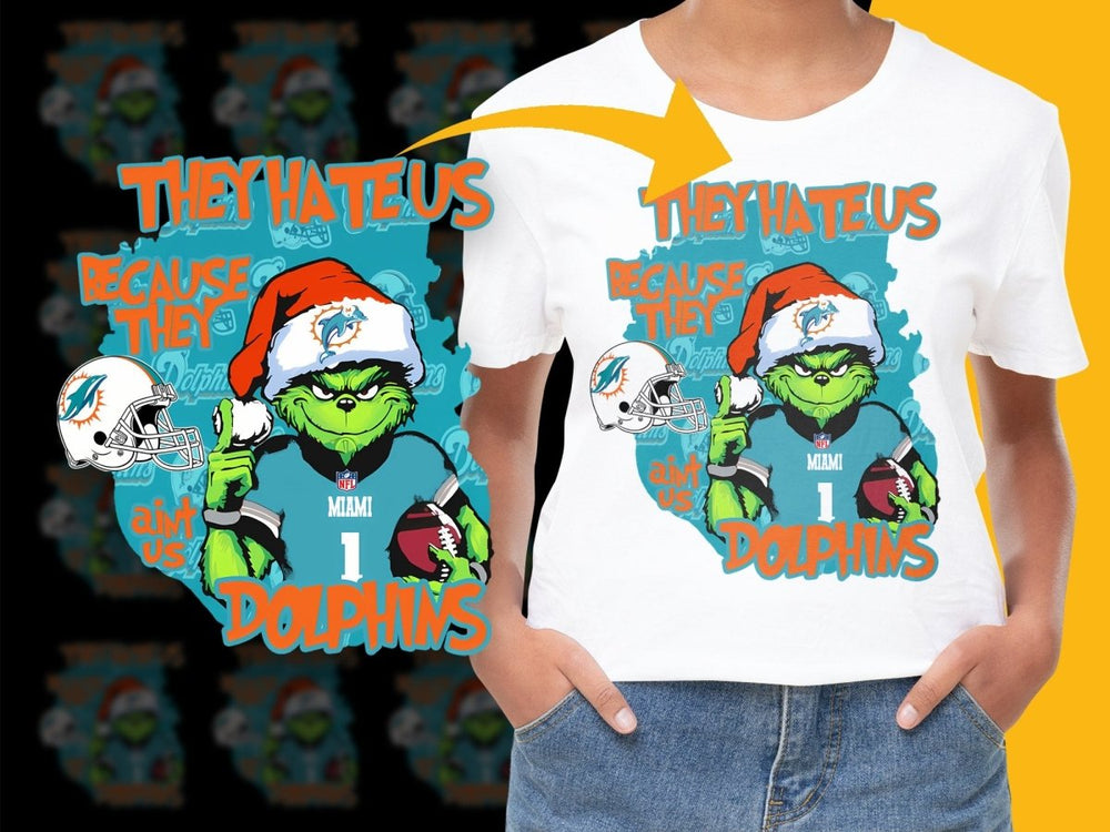 They Hate Us Because They Ain't Us Dolphins PNG File - Teepew