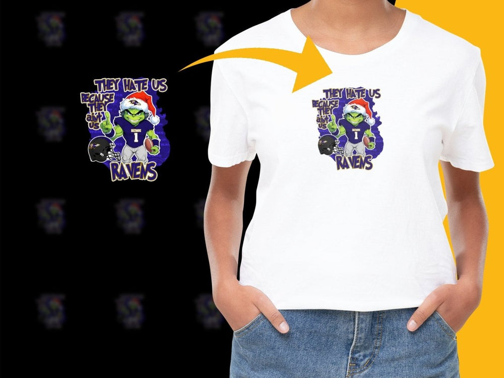 They Hate Us Because They Ain't Us Ravens PNG File - Teepew