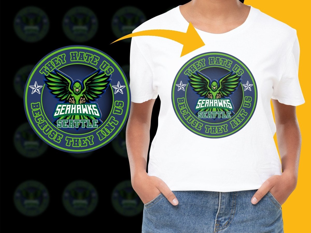They Hate Us Because They Ain't Us Seahawks PNG File - Teepew