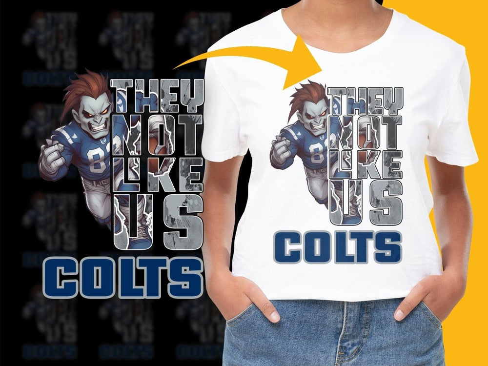 They Not Like Us Colts Graphic Novelty PNG File - Teepew