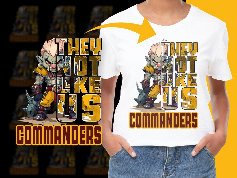 They Not Like Us Commanders PNG File - Teepew