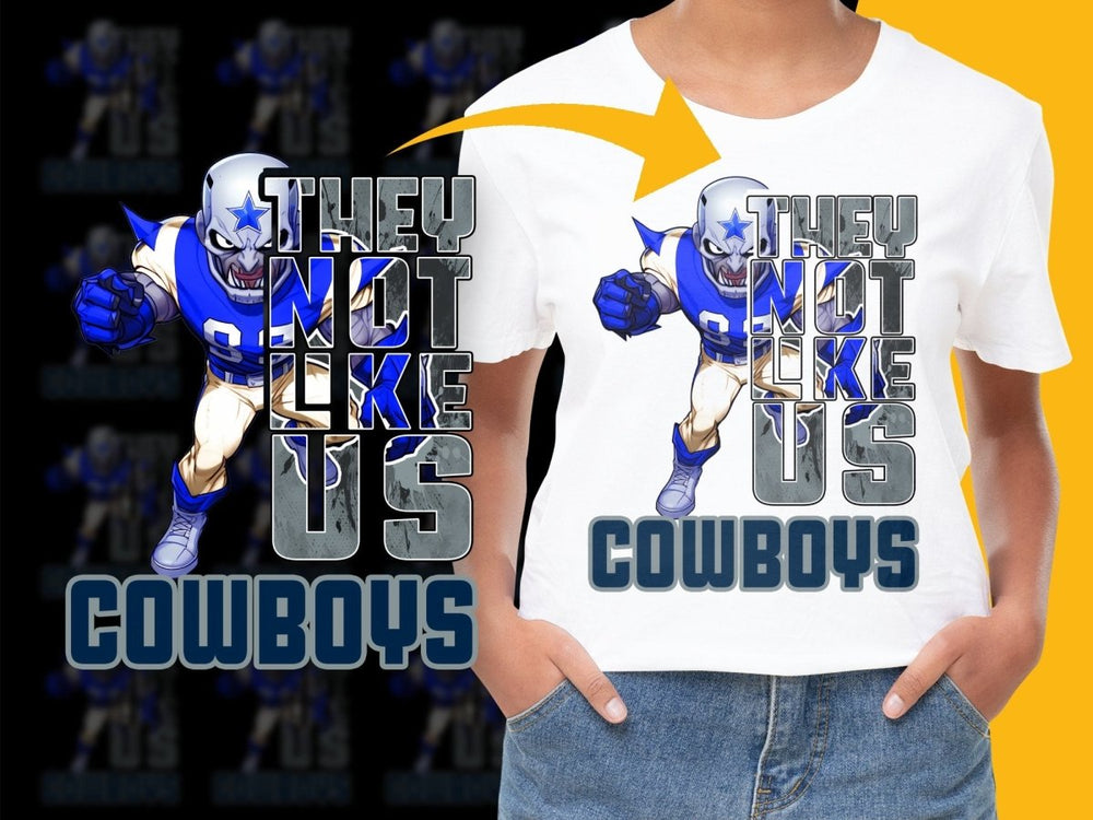 They Not Like Us Cowboys PNG File - Teepew