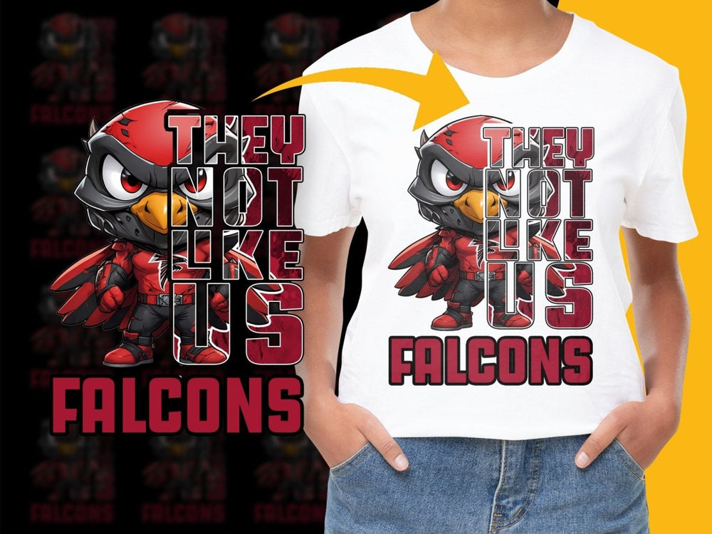 They Not Like Us Falcons PNG File - Teepew