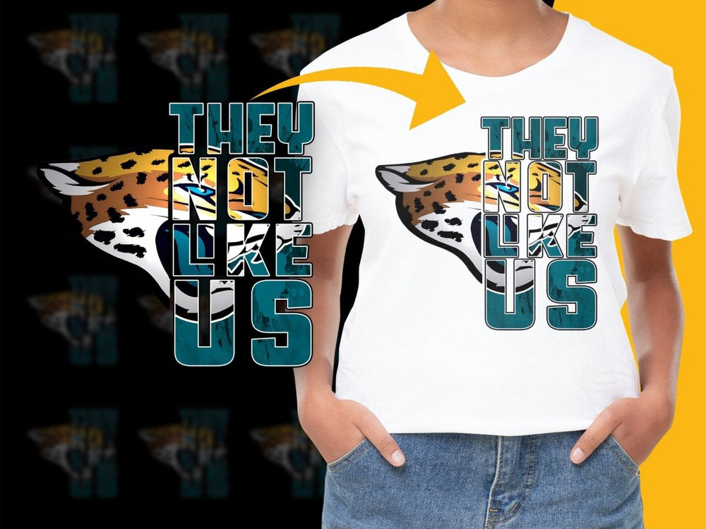 They Not Like Us Jacksonville Jaguars PNG File - Teepew