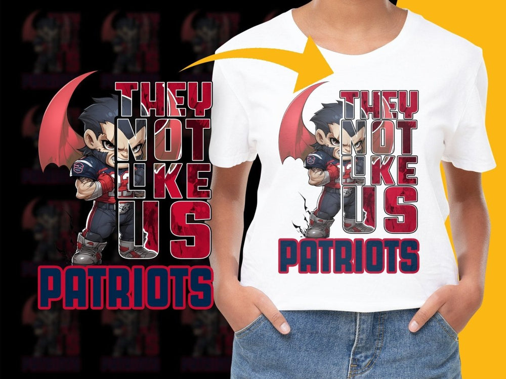 They Not Like Us Patriots Graphic PNG File - Teepew