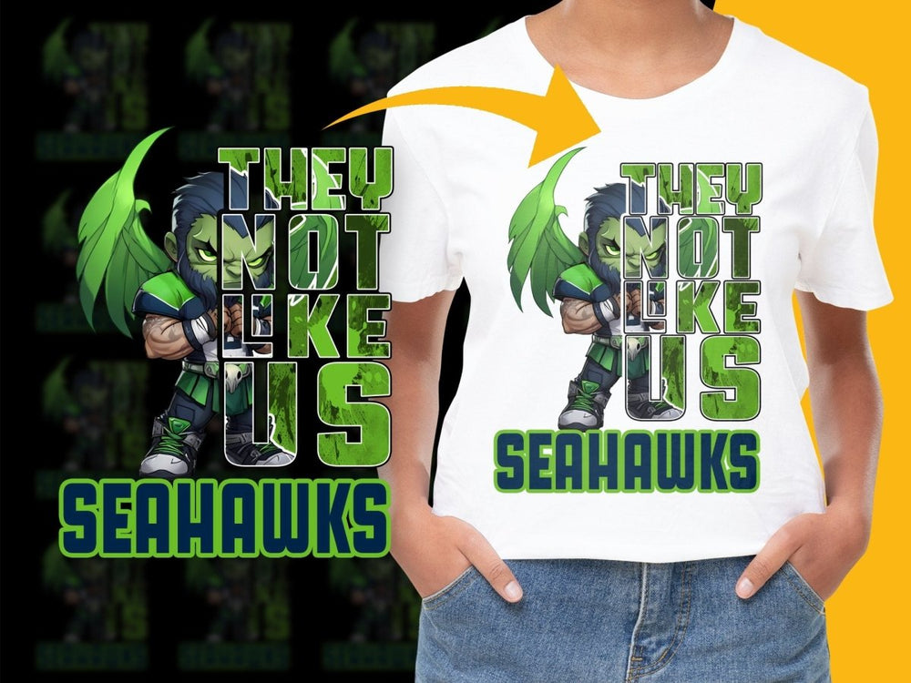 They Not Like Us Seahawks PNG File - Teepew