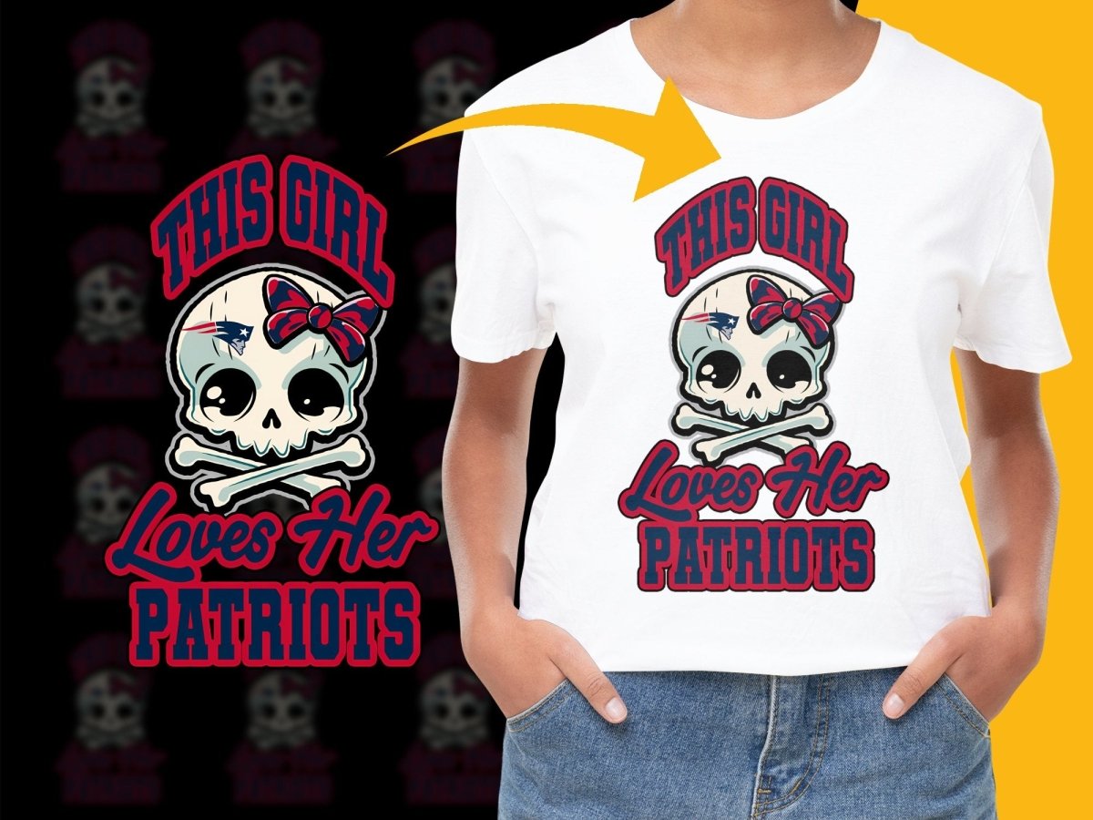 This Girl Loves Her Patriots PNG File - Teepew
