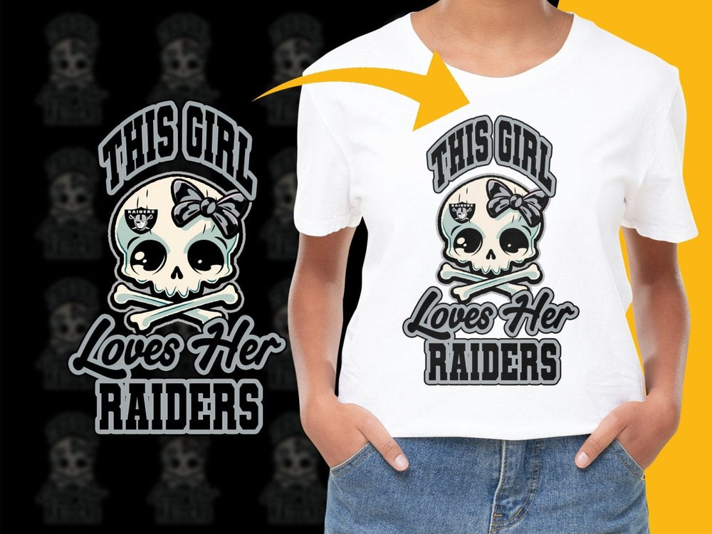 This Girl Loves Her Raiders Graphic PNG File - Teepew