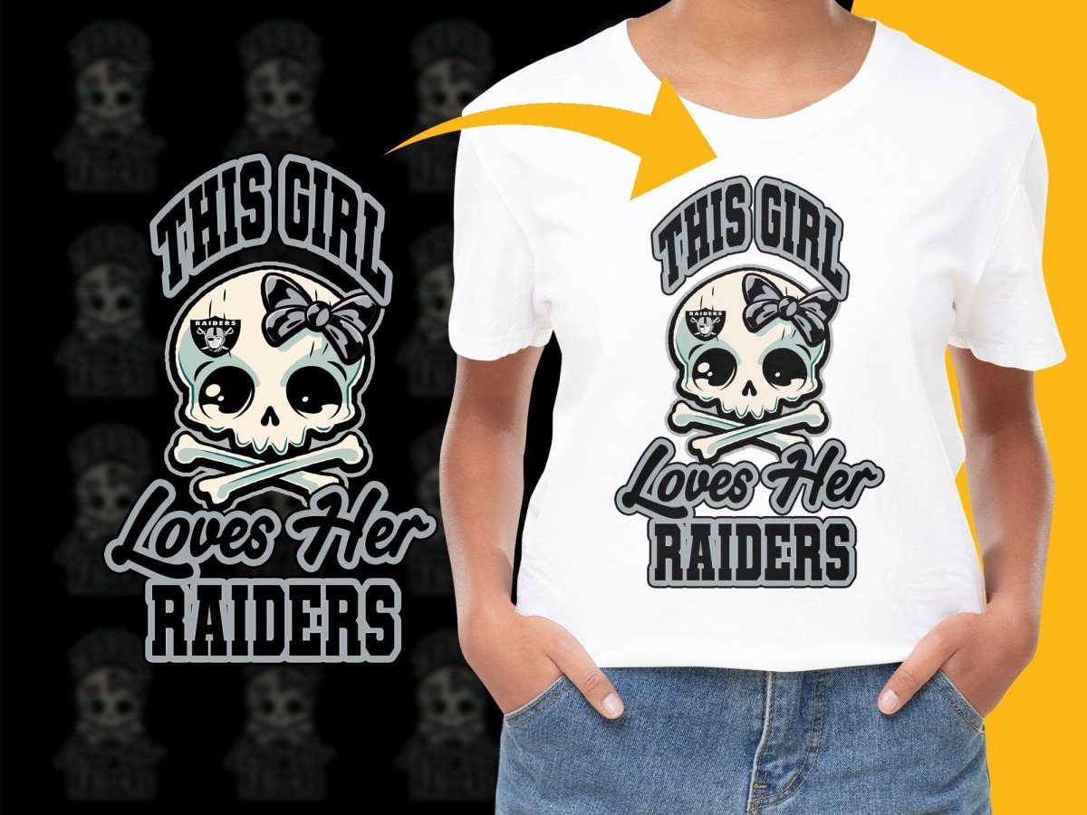 This Girl Loves Her Raiders Graphic PNG File - Teepew