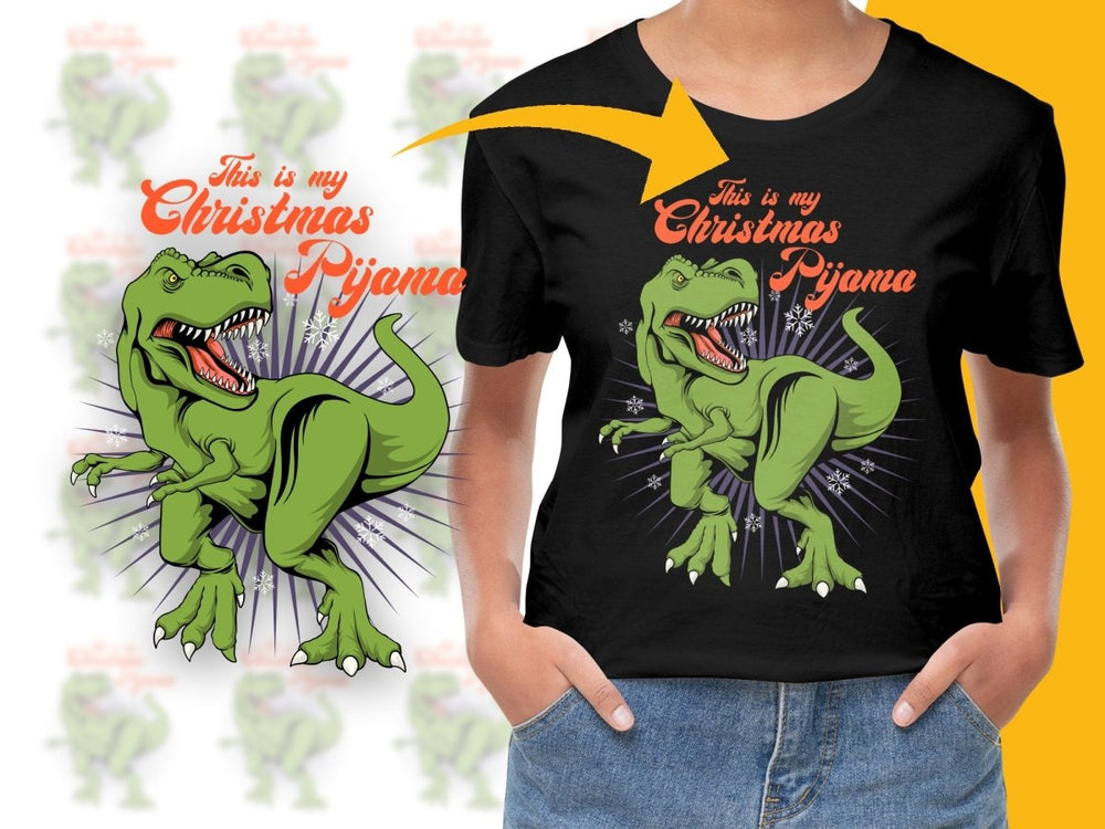 This is my Christmas Pajama T - Rex Dinosaur PNG File - Teepew