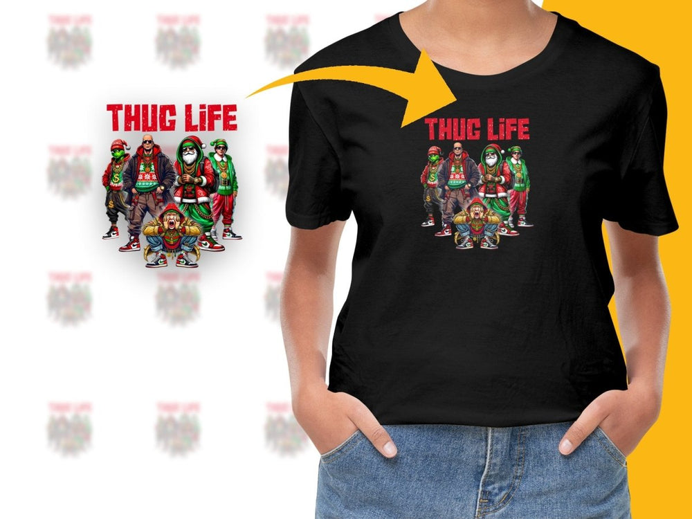 Thug Life Christmas Holiday Graphic Funny PNG File - Teepew
