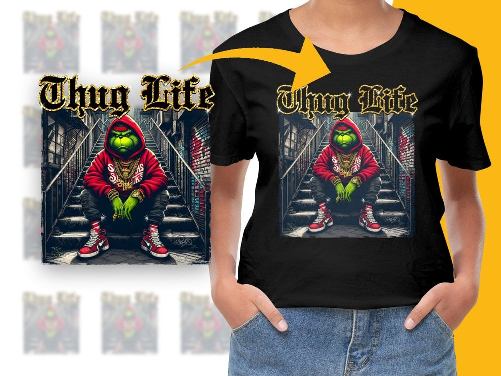 Thug Life Urban Art Graphic Hoodie Style PNG File - Teepew