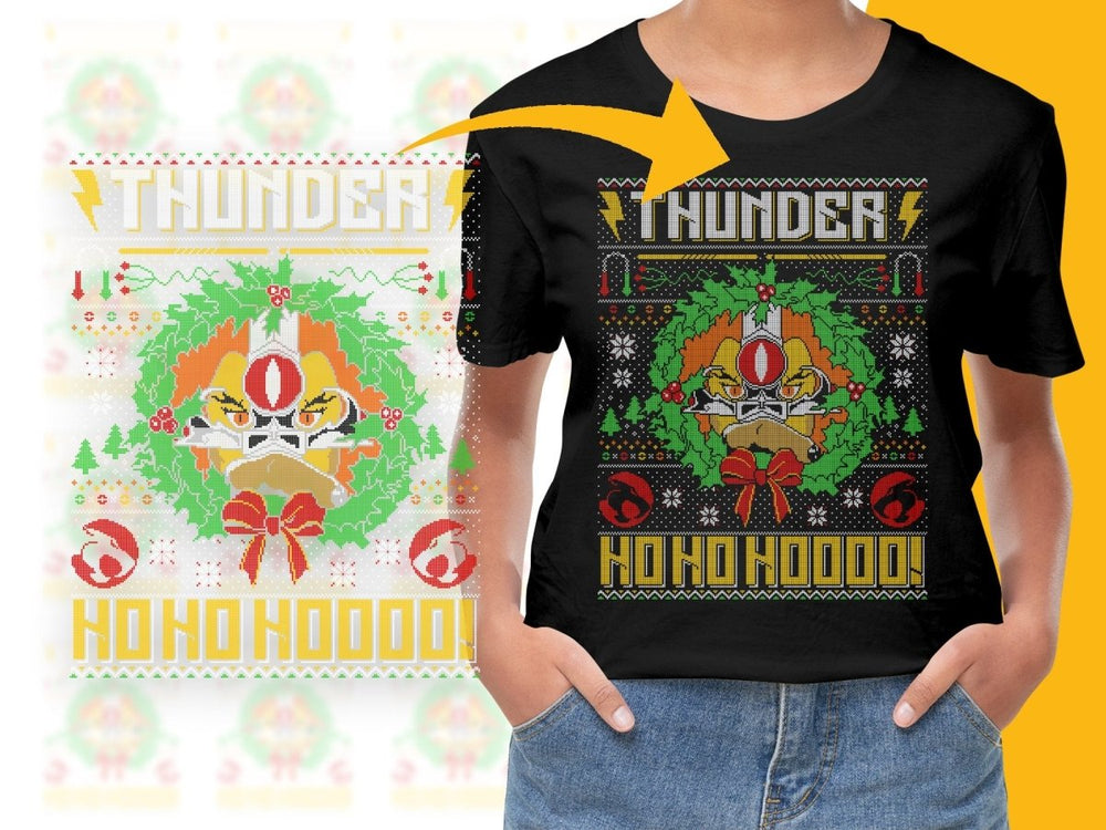Thunder Ho Ho Noooooo Ugly Christmas PNG File - Teepew