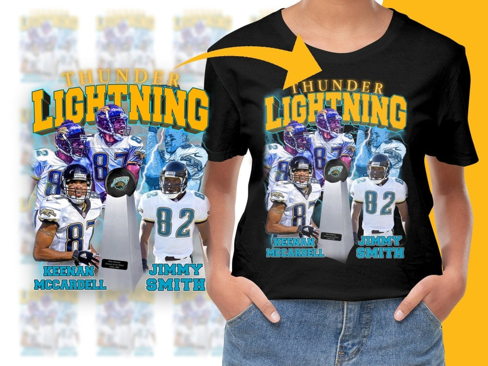 Thunder Lightning Keenan McCardell Jimmy Smith PNG File - Teepew