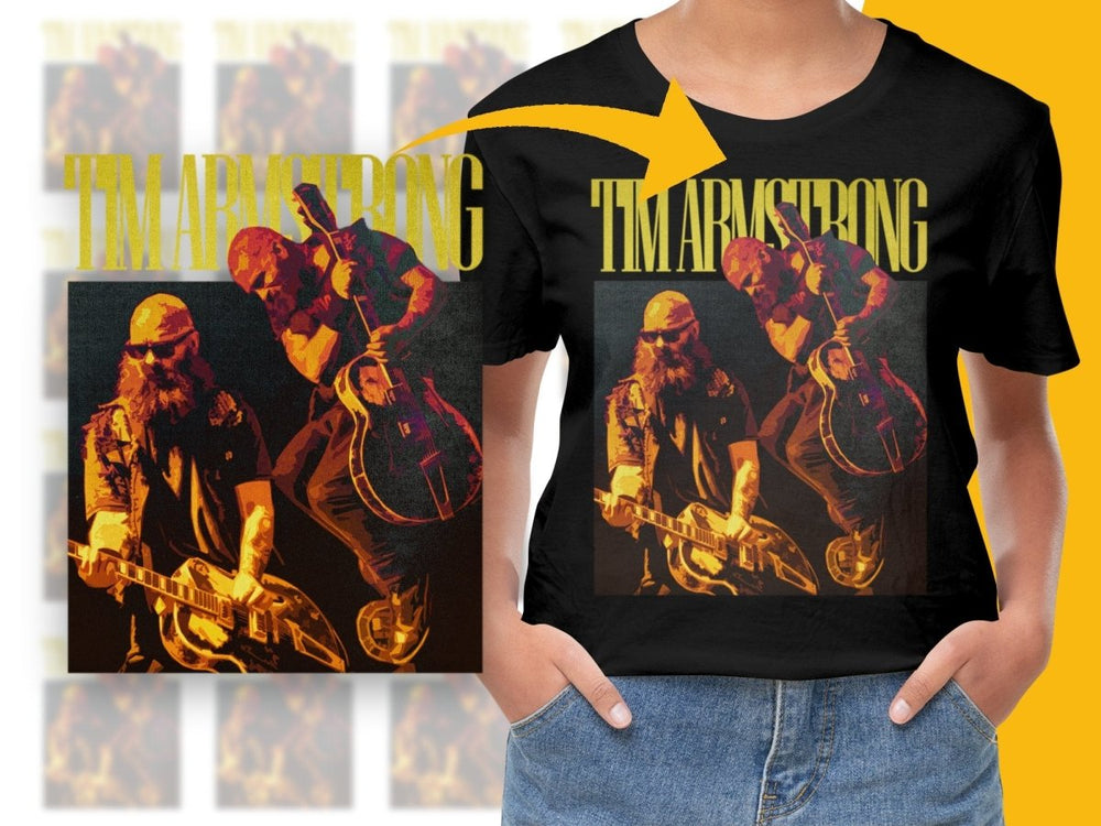 TIM ARMSTRONG Music Homage PNG File - Teepew