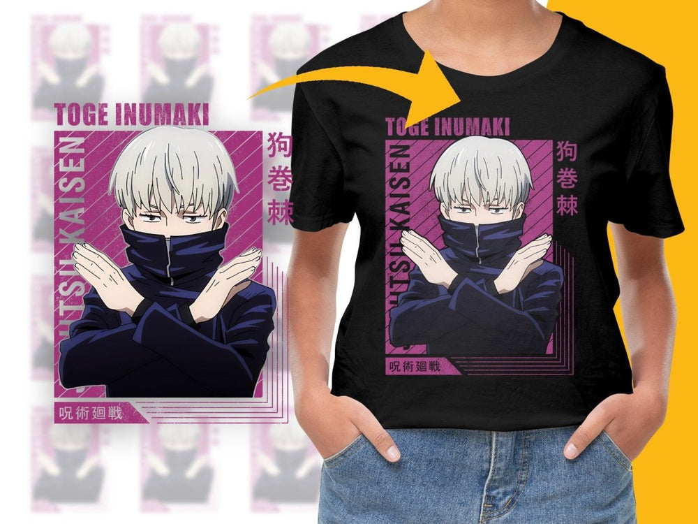 Toge Inumaki Jujutsu Kaisen Character PNG Digital - Teepew