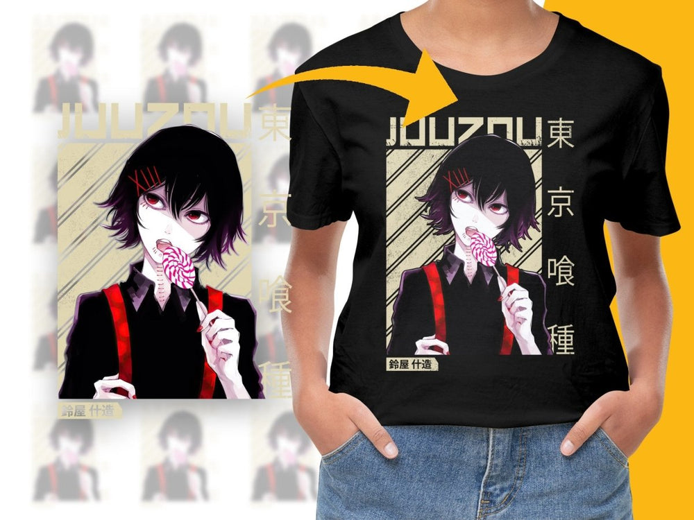 Tokyo Ghoul Juuzou Suzuya Anime Character PNG Digital - Teepew