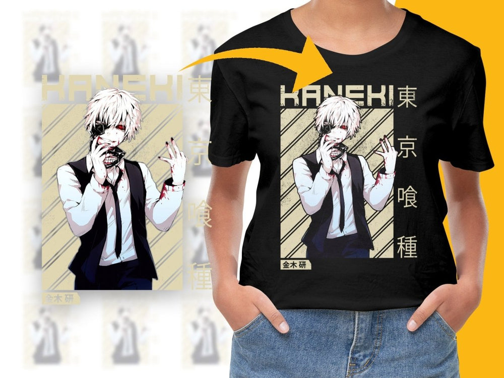 Tokyo Ghoul Kaneki Anime Character PNG Digital - Teepew