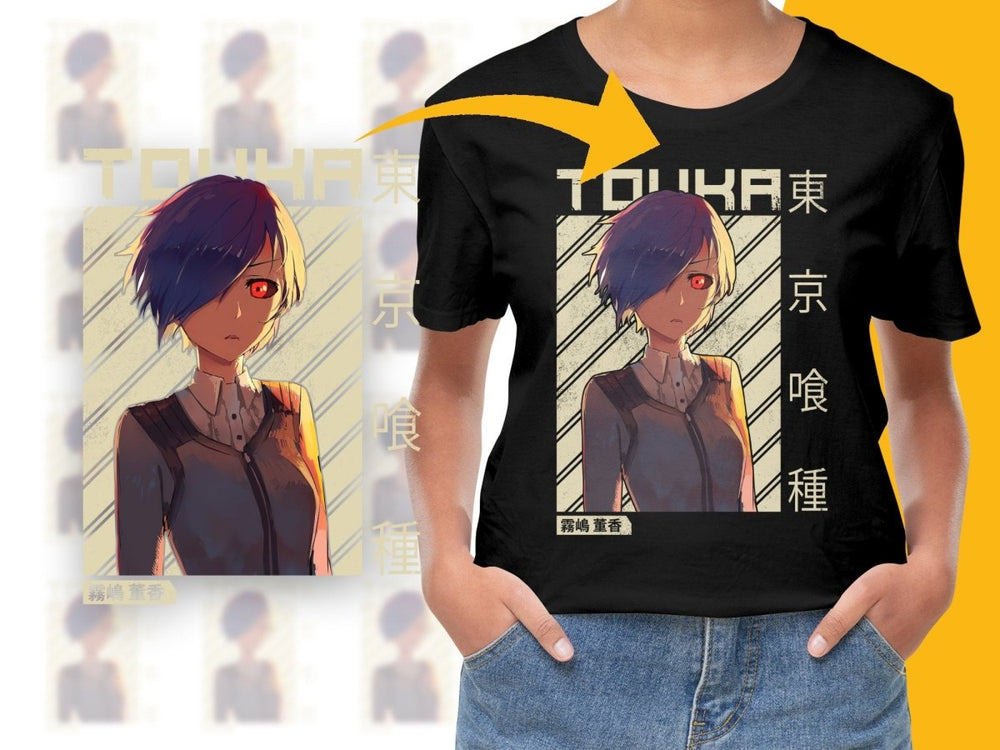 Tokyo Ghoul Touka Kirishima Anime Character PNG Digital - Teepew