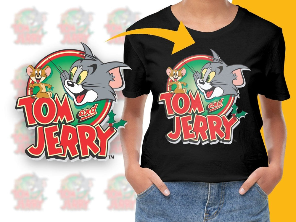Tom and Jerry Christmas Graphic PNG File - Teepew