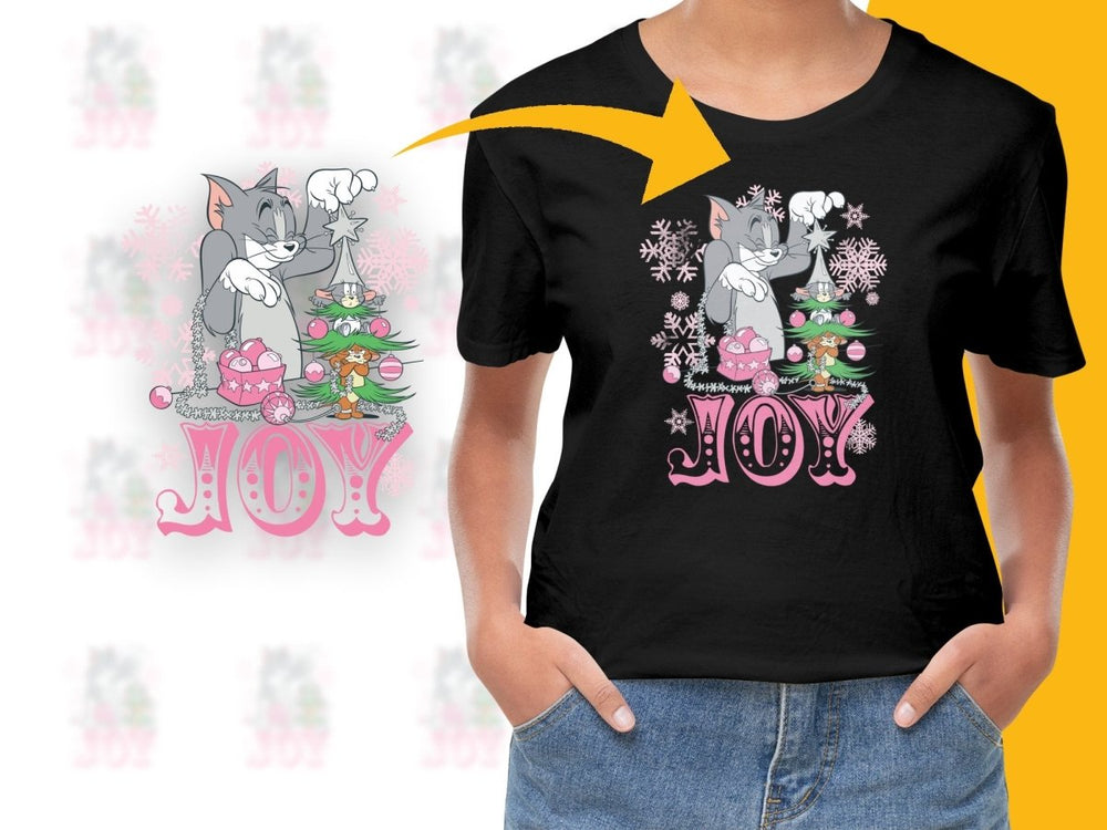 Tom and Jerry Christmas Joy Art Print Digital - Teepew