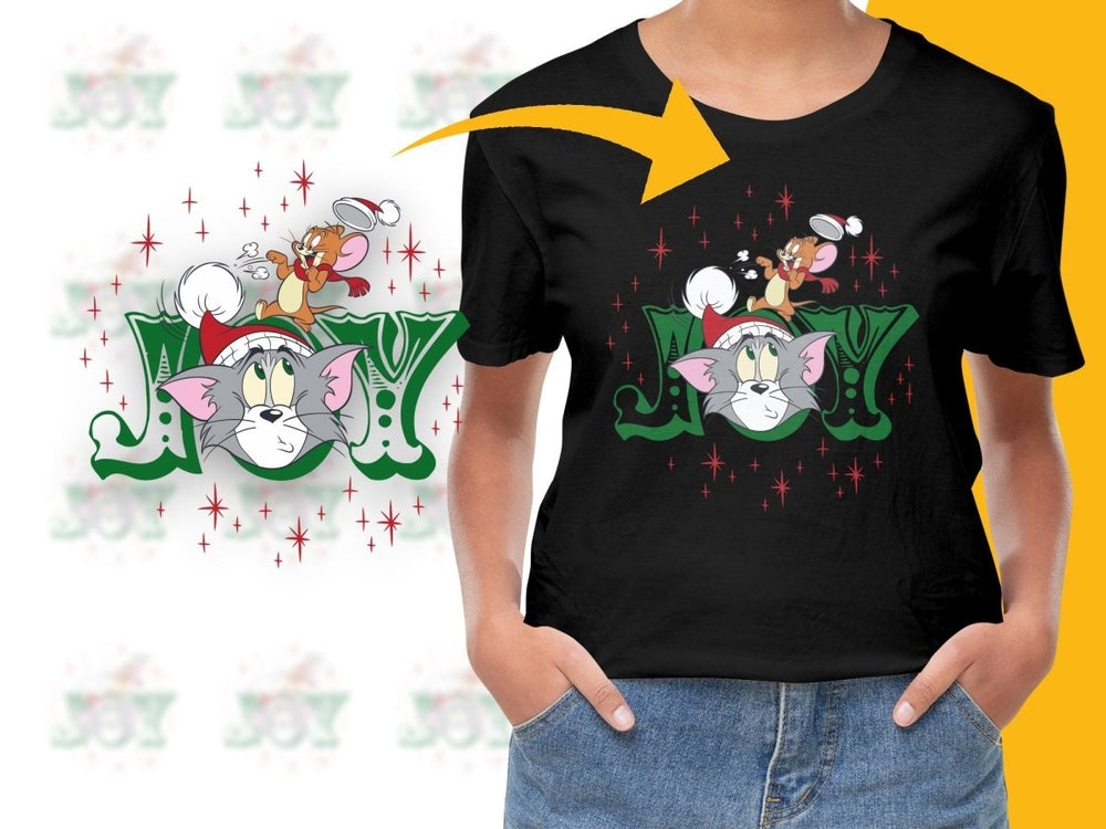 Tom and Jerry Christmas Joy Digital - Teepew