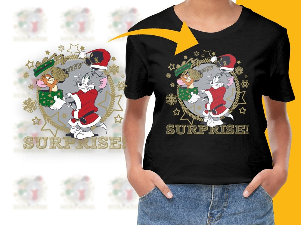 Tom and Jerry Christmas Surprise Digital product - Teepew