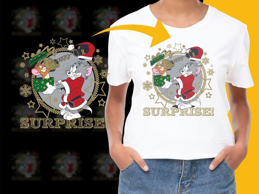 Tom and Jerry Holiday Surprise PNG File - Teepew