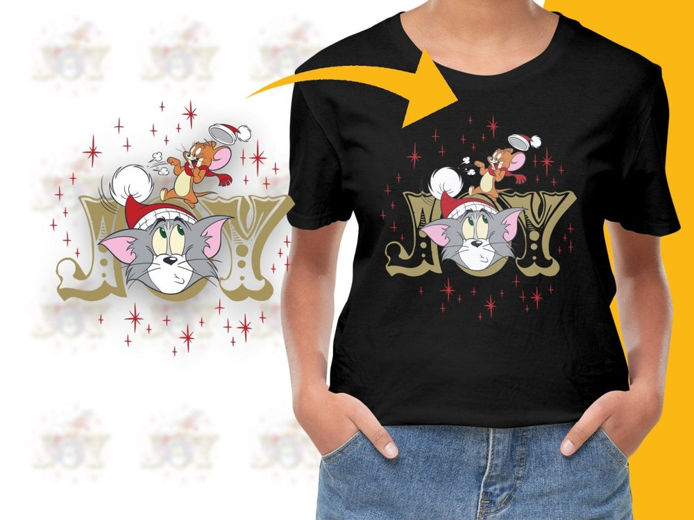 Tom and Jerry Joyful Holiday Design Digital - Teepew