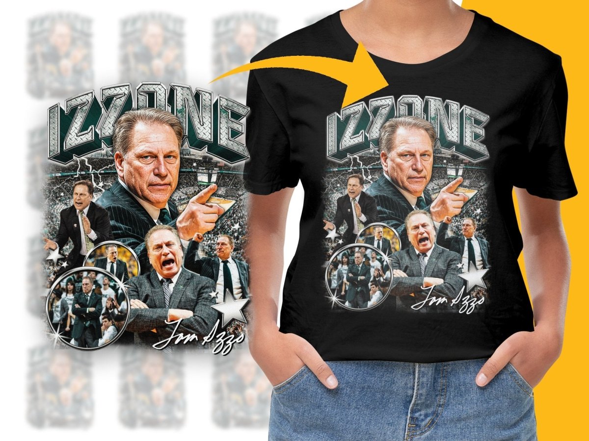 Tom Izzo Izzone Basketball Head Coach Bootleg PNG File - Teepew