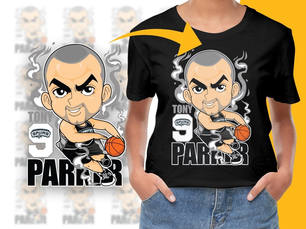 Tony Parker San Antonio Spurs Basketball Player PNG File - Teepew