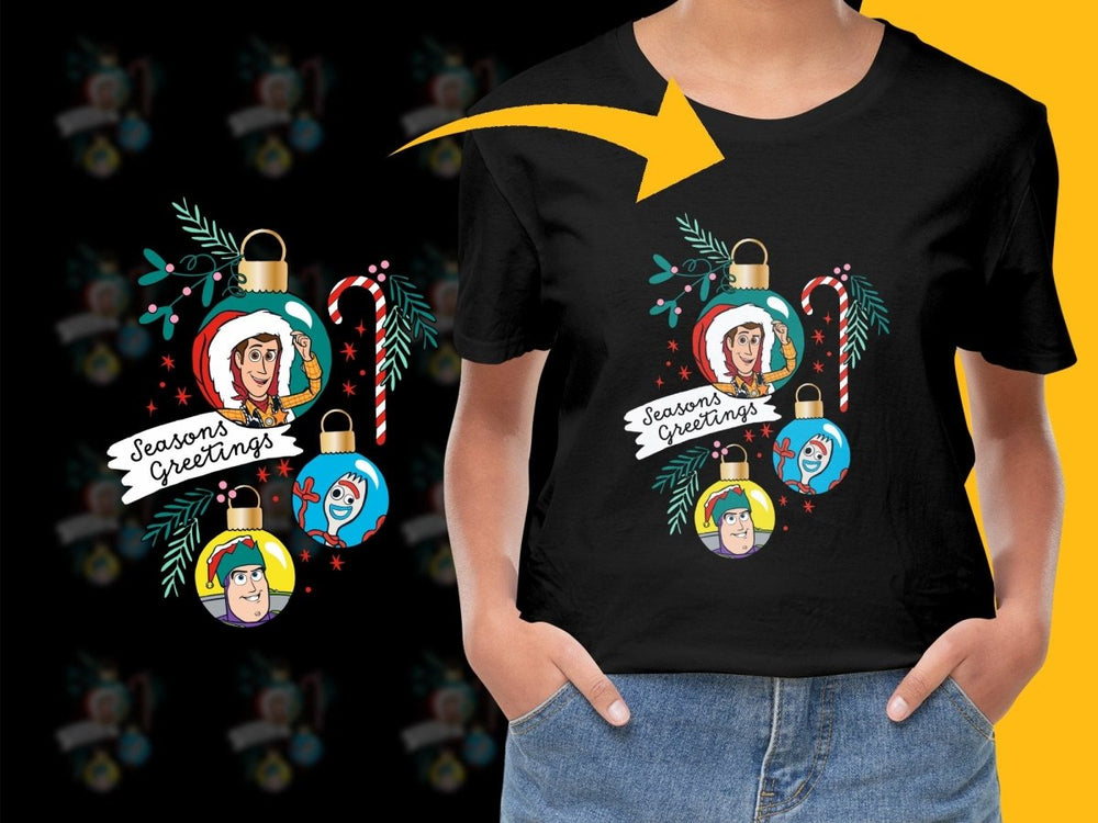 Toy Story Christmas Characters Graphic PNG File - Teepew