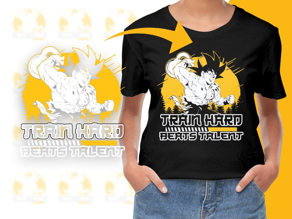 Train Hard Beats Talent Anime Character PNG File - Teepew