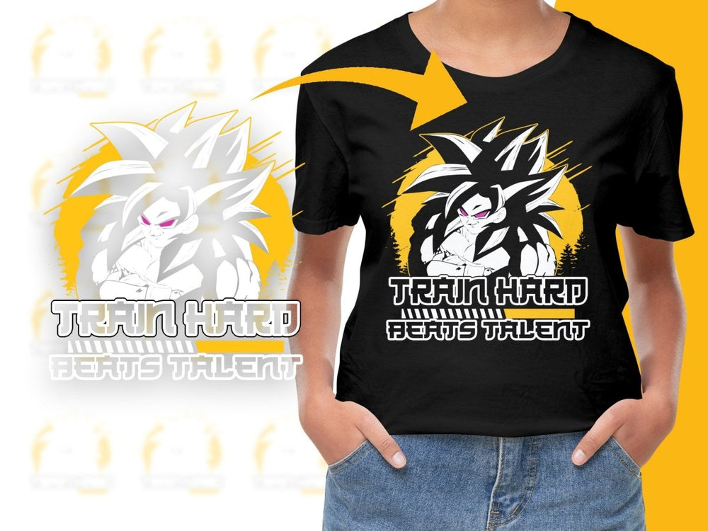 Train Hard Beats Talent Anime Character PNG File - Teepew