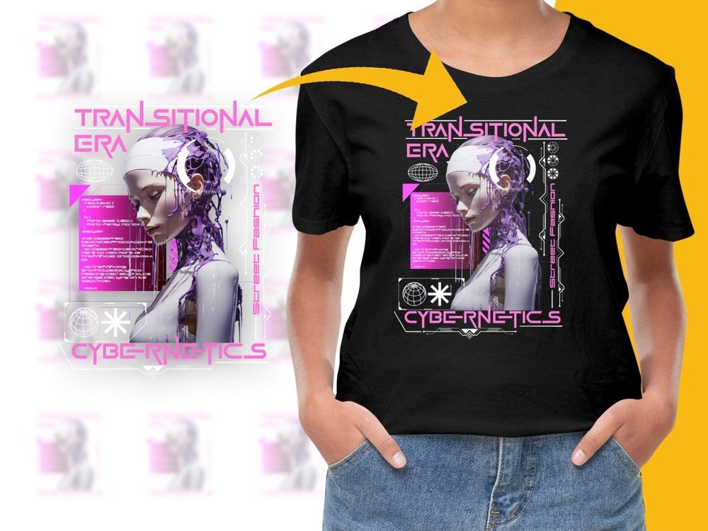 Transitional Era Cybernetics Street Fashion PNG File - Teepew