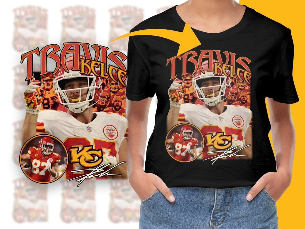 Travis Kelce Football Star Action PNG File - Teepew
