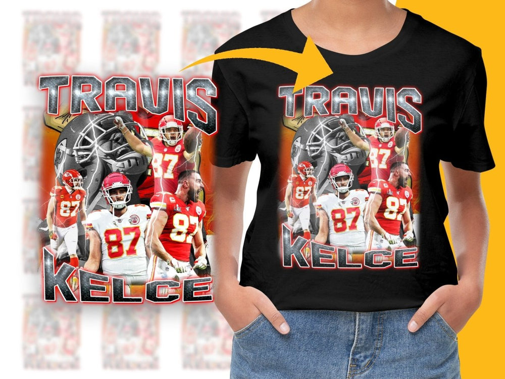 Travis Kelce Graphic Unique Design PNG File - Teepew