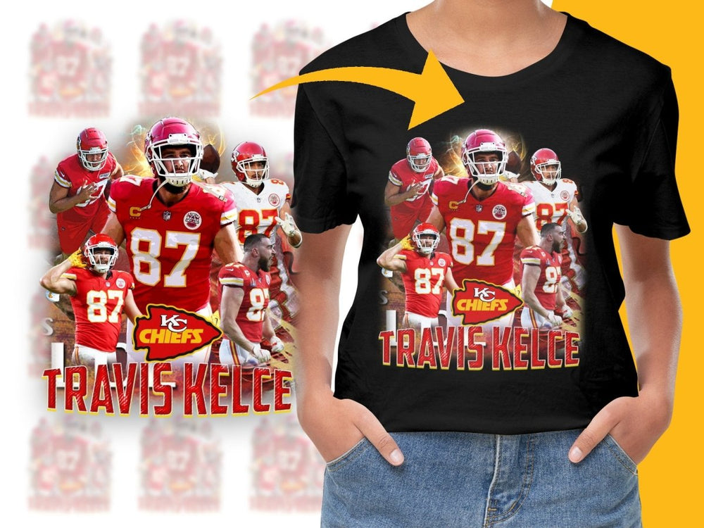 Travis Kelce Kansas City Chiefs Super Bowl Champion Bootleg PNG File - Teepew