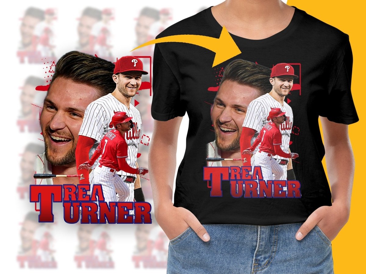 Trea Turner MLB Baseball Bootleg Graphic PNG File - Teepew