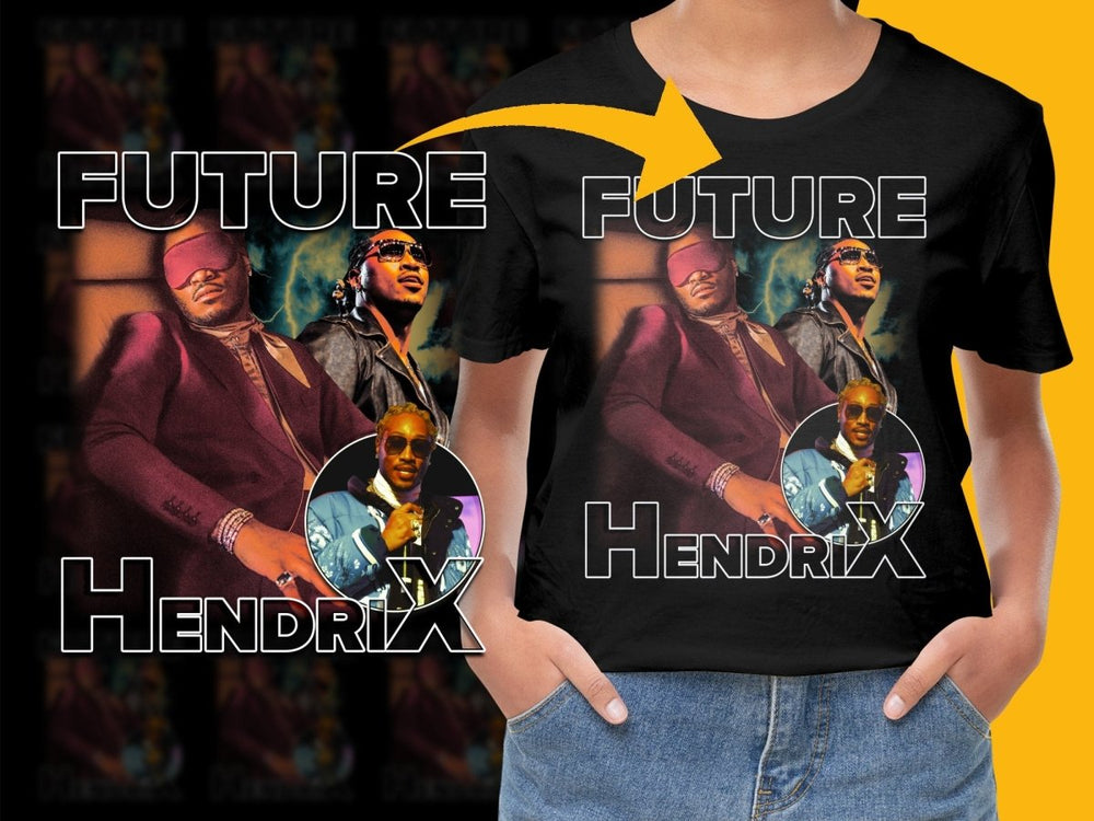 Trendy Future Hendrix Theme Unique Design PNG File - Teepew