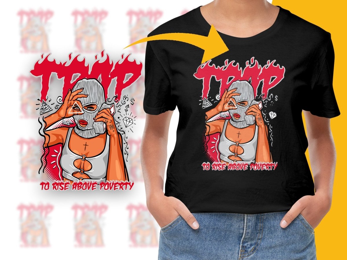 Trendy Trap Graphic Illustration Streetwear PNG File - Teepew